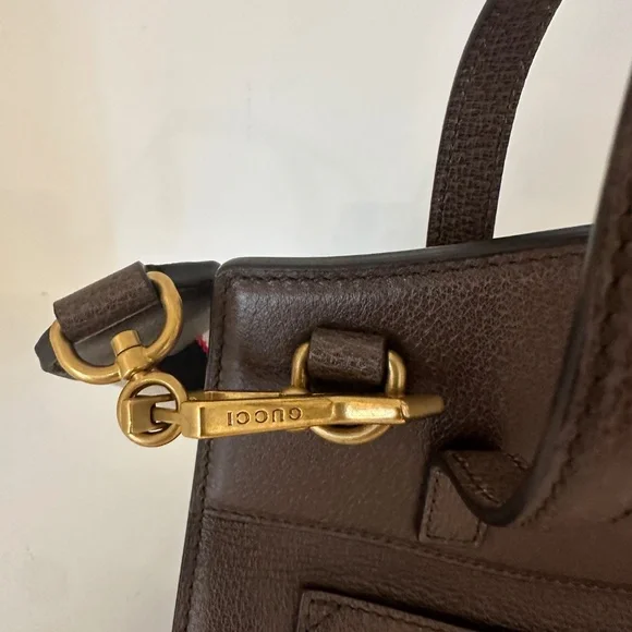 GUCCI Totem Butterfly Bijou 2WAY Leather Shoulder Bag - Picture 14 of 16